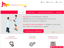 Tablet Screenshot of happyneuron.fr